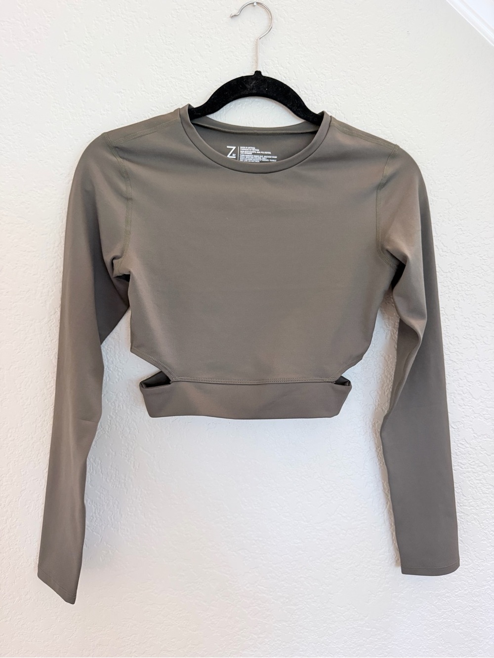 Z by Zella Long Sleeve Crop Top